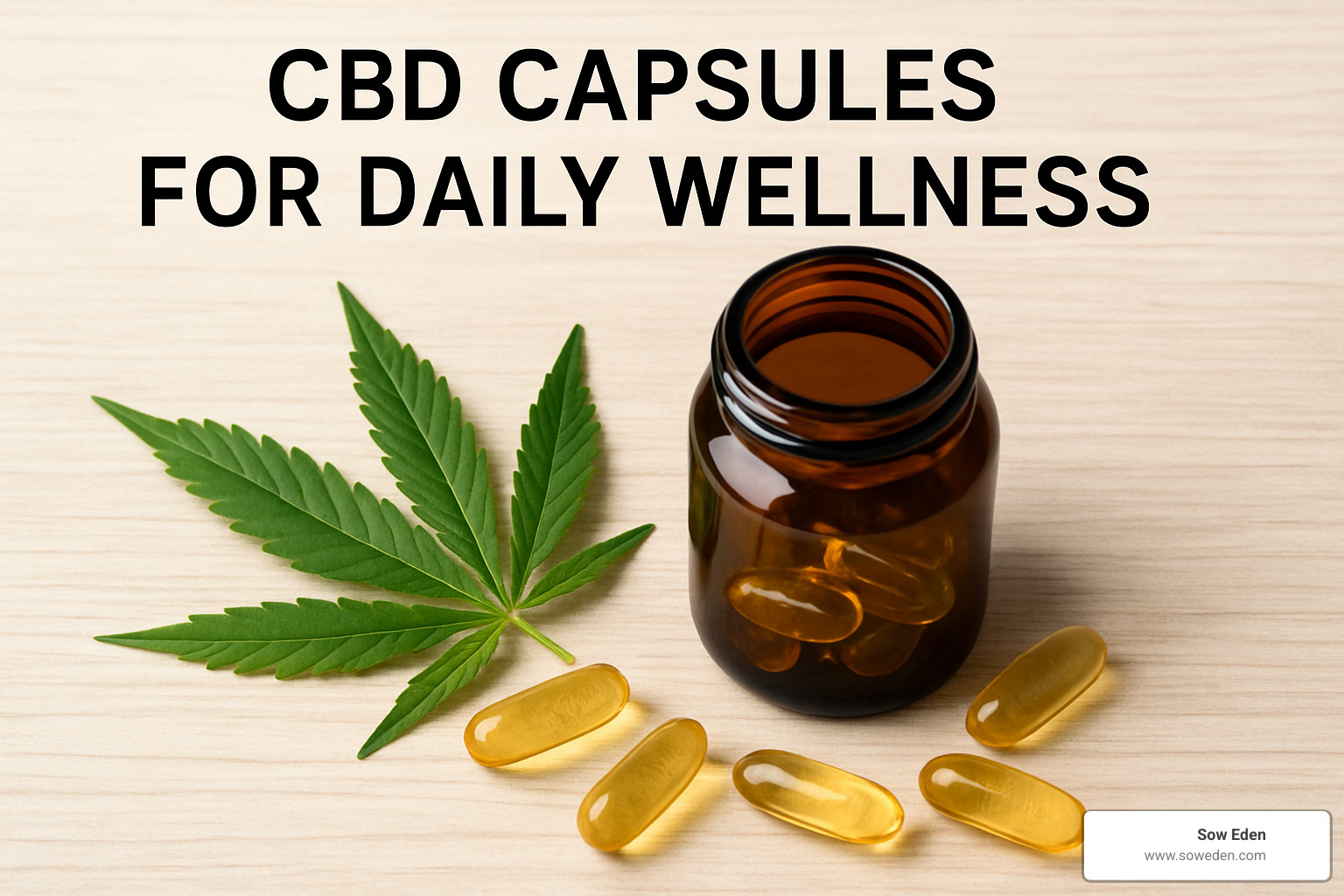 Certificate of analysis document - CBD capsules for daily wellness