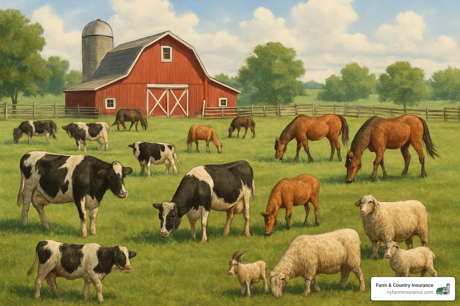 livestock insurance protection covering cattle, horses, and farm animals - Livestock insurance near me