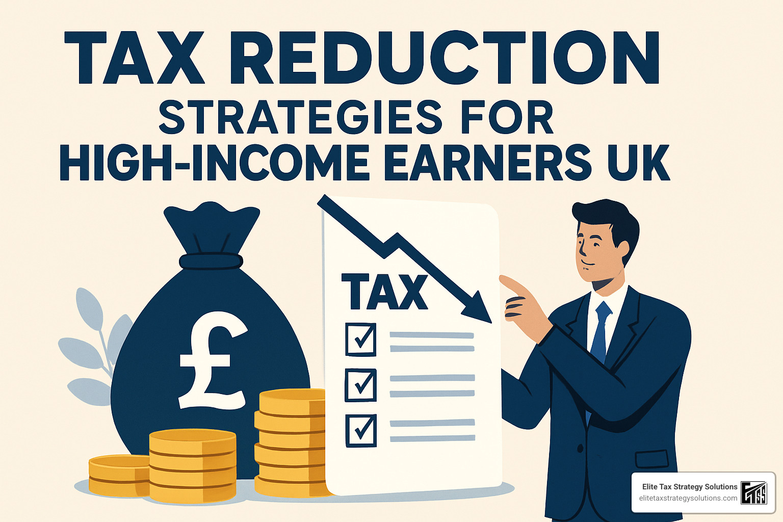 cliff-edge chart showing tax threshold impacts - tax reduction strategies for high income earners uk