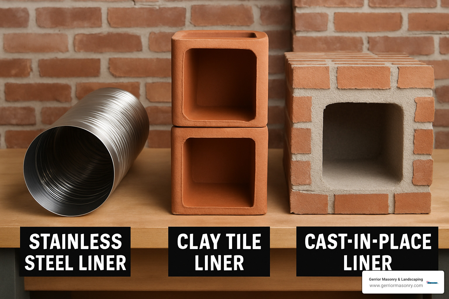 chimney liner materials comparison - chimney installation near me