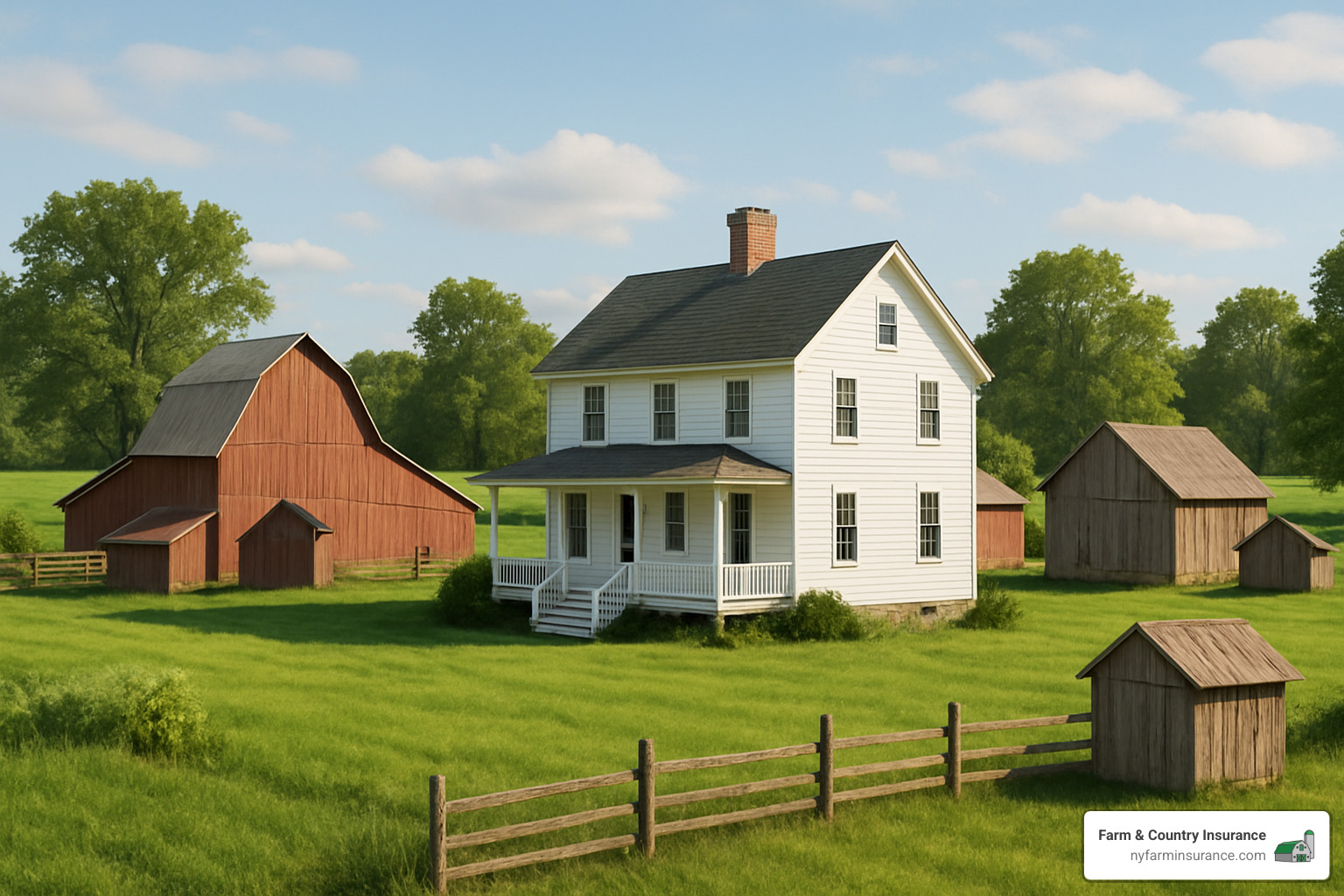 farmhouse with multiple outbuildings - home insurance for rural properties farmhouse with multiple outbuildings - home insurance for rural properties