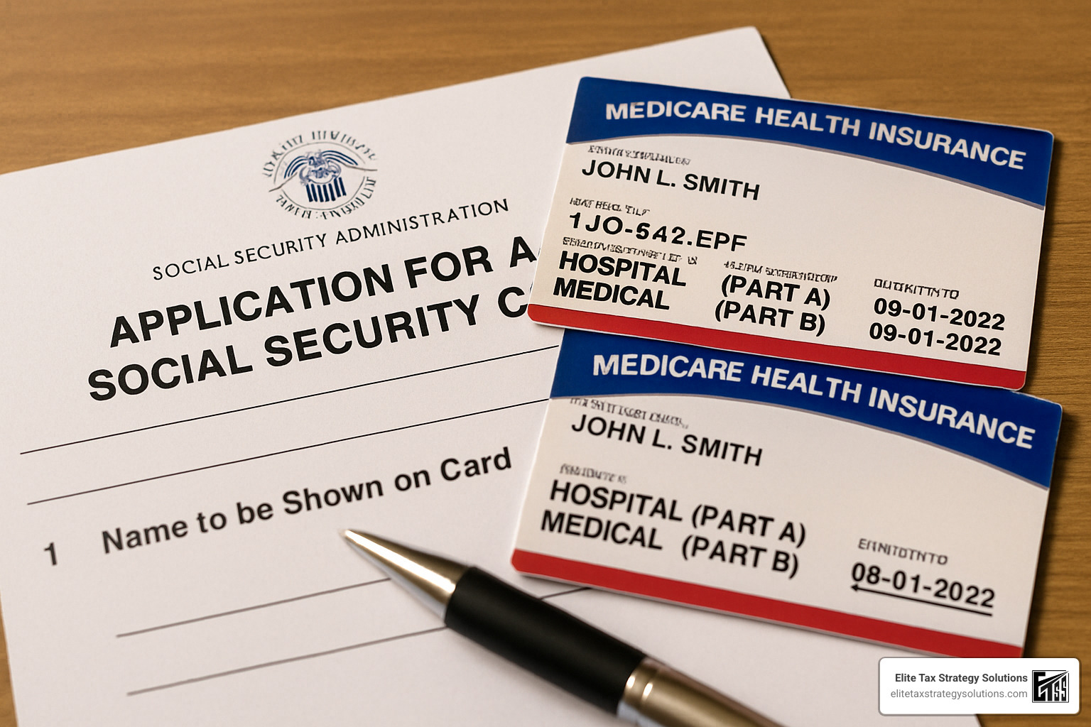 Social Security application and Medicare cards - tax-efficient retirement planning Social Security application and Medicare cards - tax-efficient retirement planning