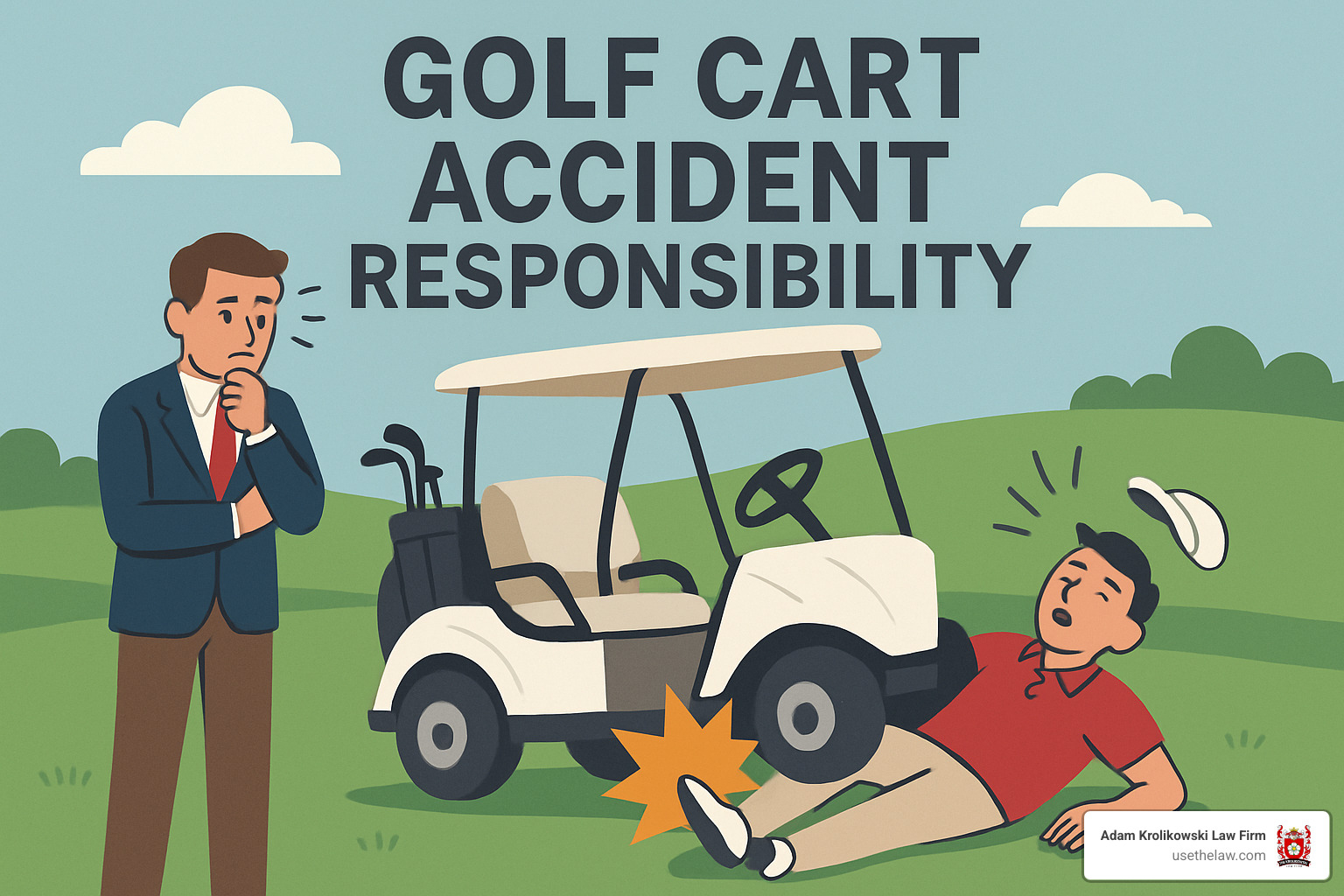 waiver form with highlighted liability limitation clauses - golf cart accident responsibility