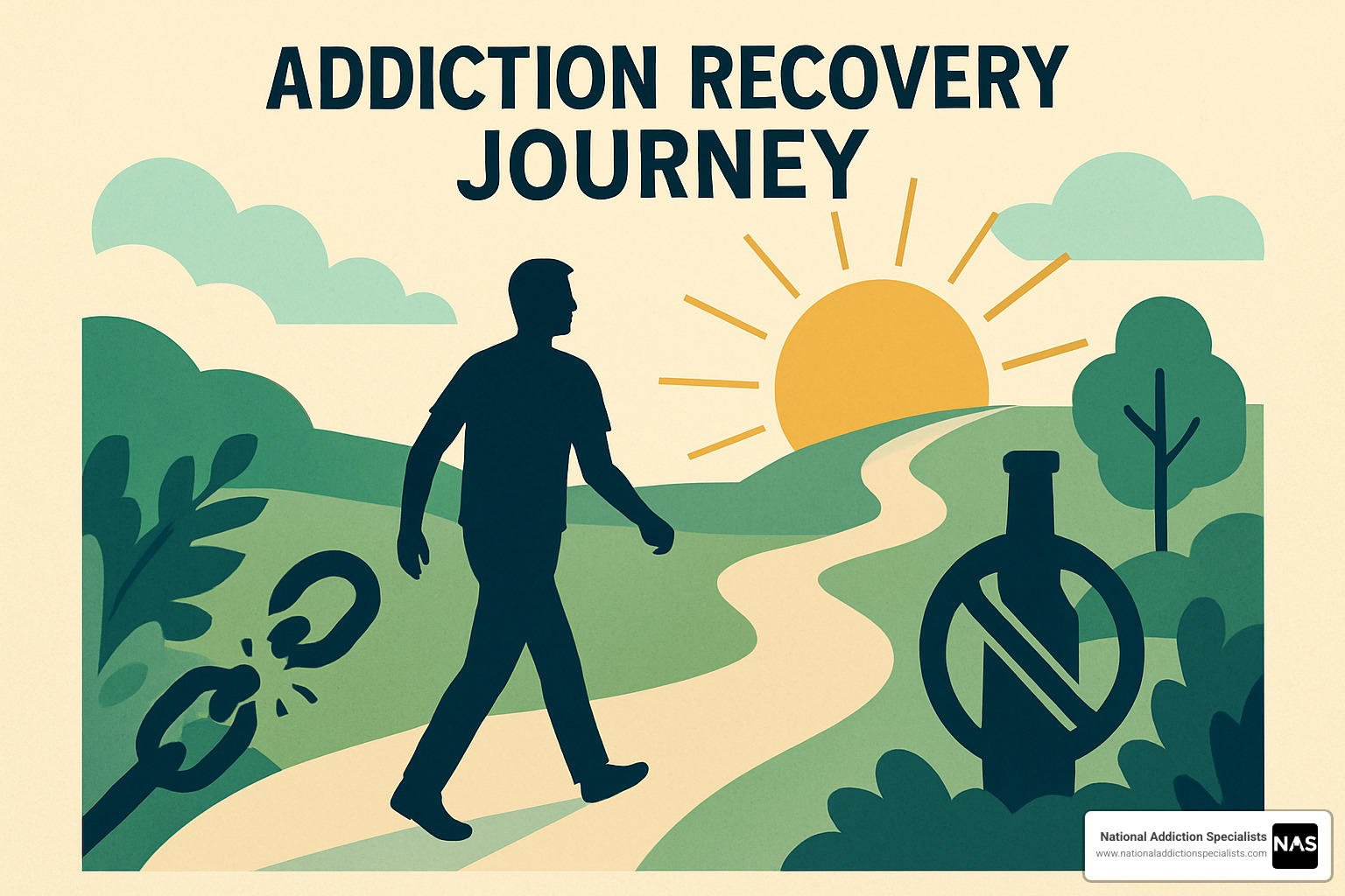 coping toolbox with various recovery tools and strategies - addiction recovery journey