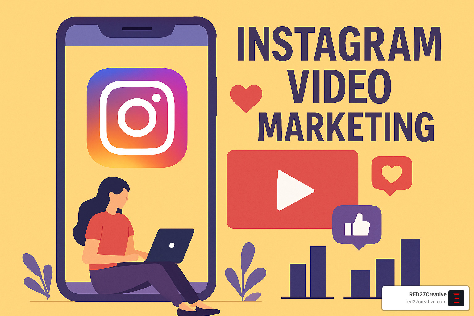 How to Win Followers and Influence Feeds with Instagram Video Marketing • Instagram video marketing • RED27Creative Instagram ads dashboard interface - Instagram video marketing