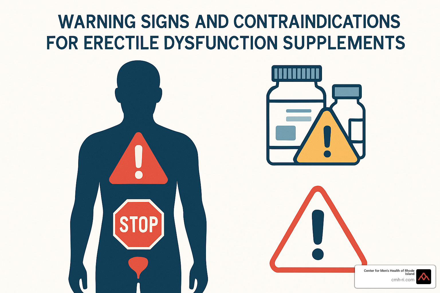 warning signs and contraindications for erectile dysfunction supplements - best supplements for erections