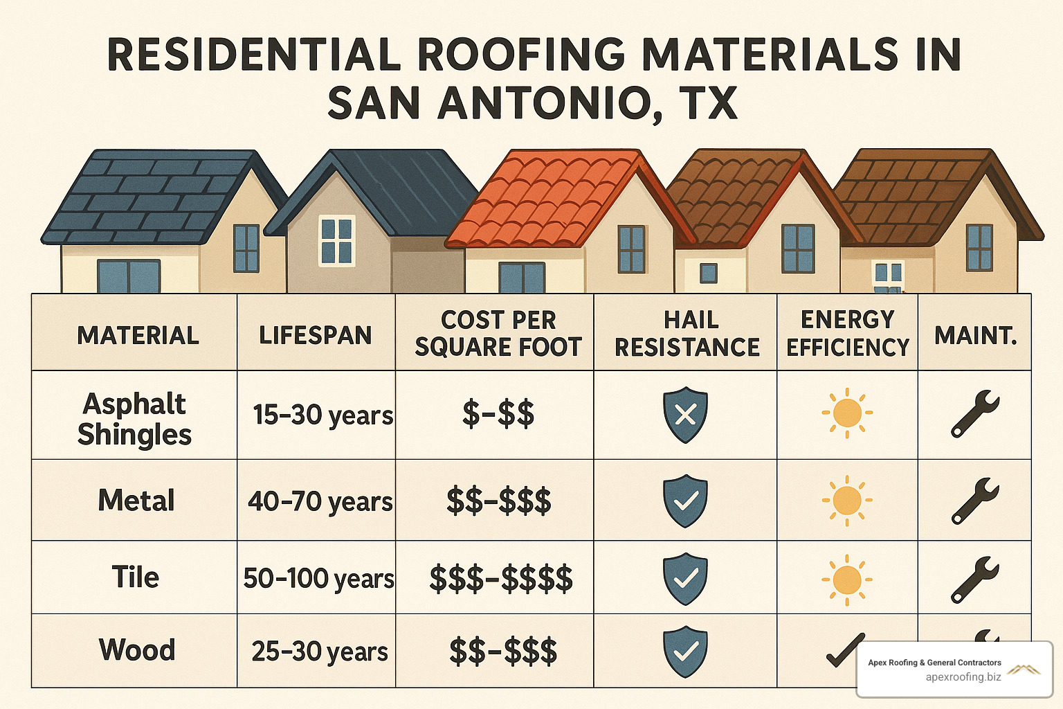 don't create a Apex Roofing & General Contractors logo - residential roofers san antonio