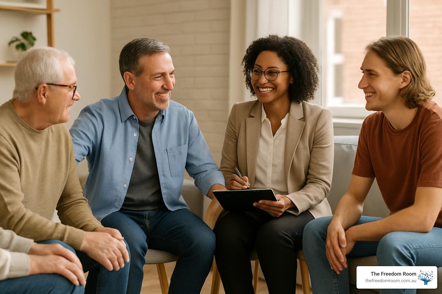 diverse group of people representing different types of support in recovery - sponsor, therapist, family member, peer mentor, and friend - accountability in addiction recovery diverse group of people representing different types of support in recovery - sponsor, therapist, family member, peer mentor, and friend - accountability in addiction recovery
