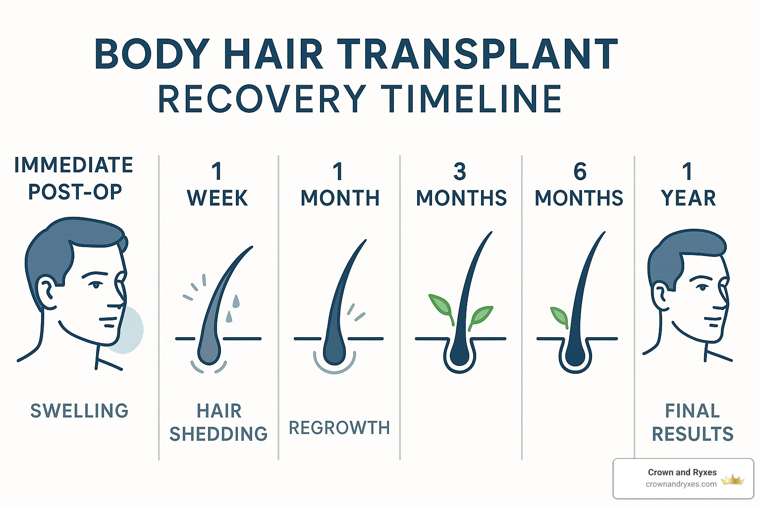 recovery timeline for body hair transplant - body hair transplant cost