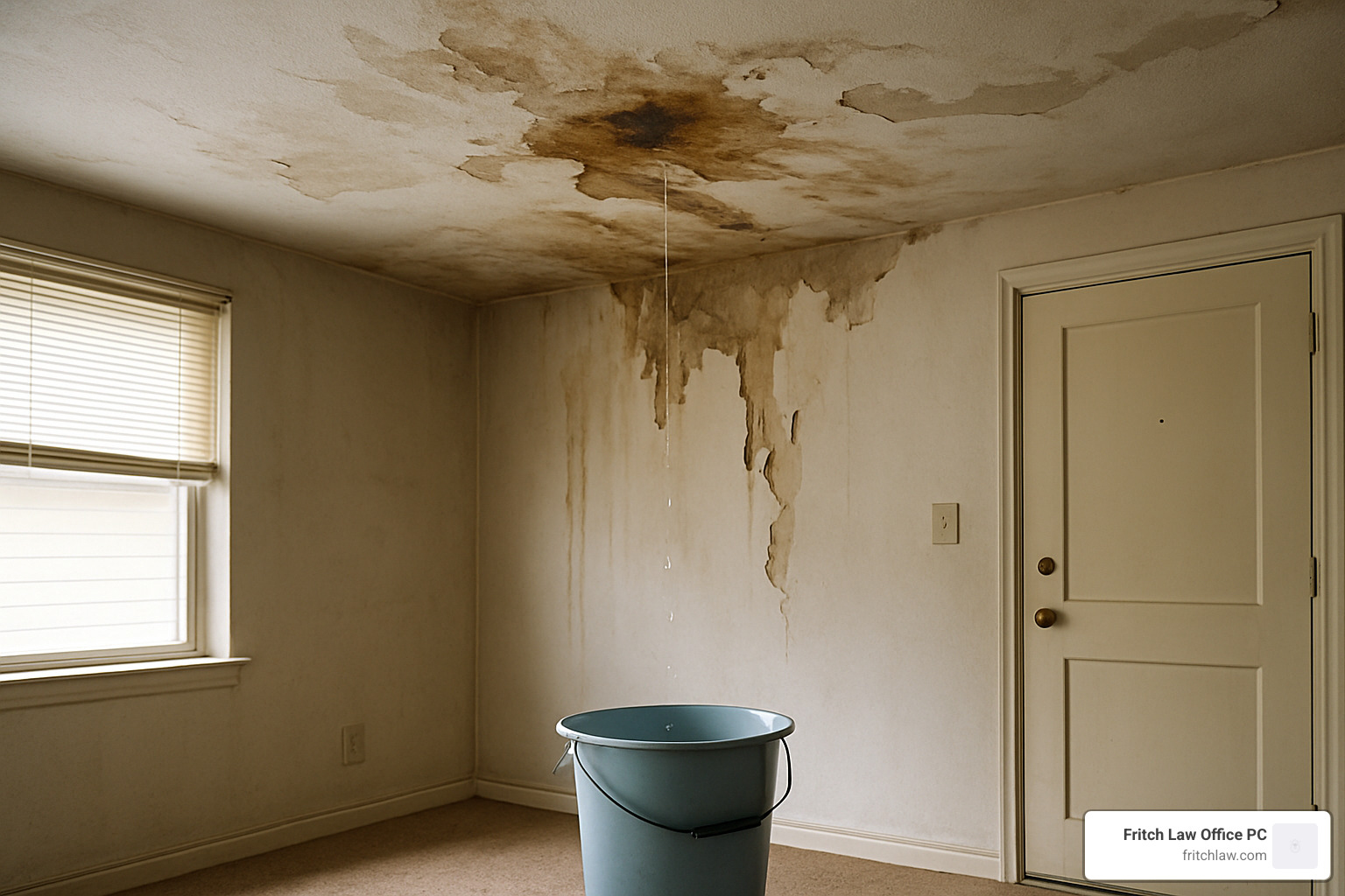 leaking ceiling in rental property - tenant lawyer free consultation