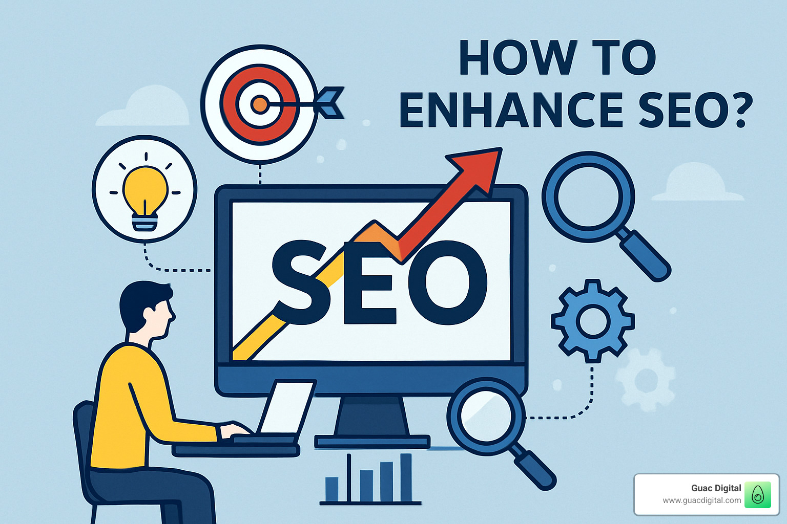 Voice search user speaking to smartphone with SEO-optimized content appearing on screen - How to improve SEO?