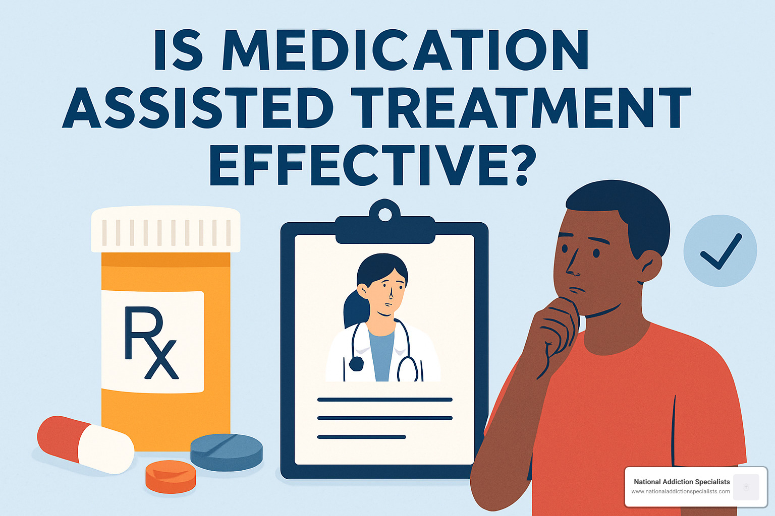 map showing MAT treatment deserts - is medication assisted treatment effective