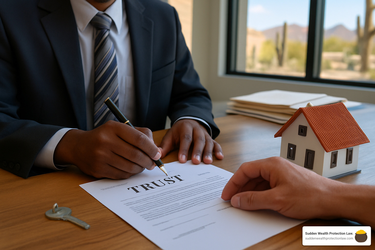 Signing real estate deed into trust - Arizona revocable living trust