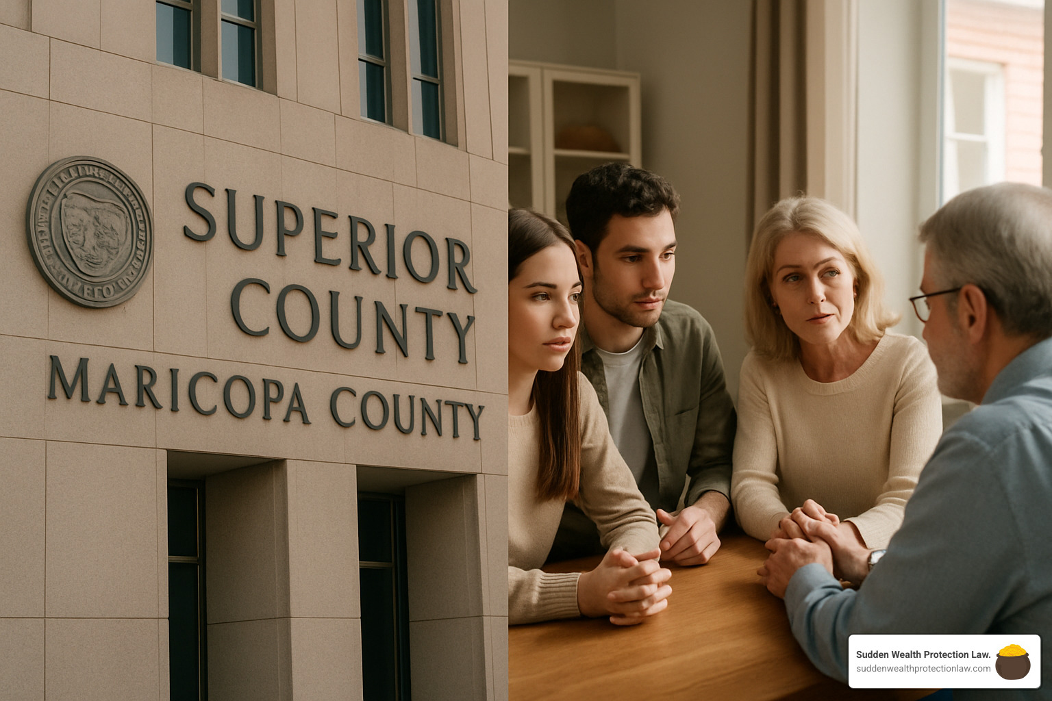 Arizona courthouse vs private family meeting - Arizona revocable living trust
