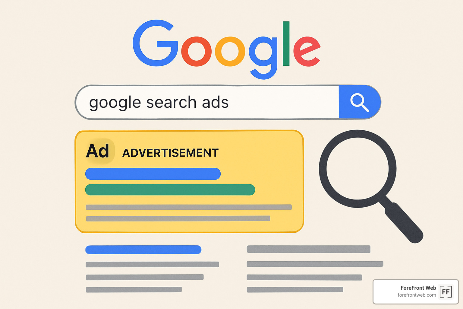 Google Ads dashboard interface - google search ads