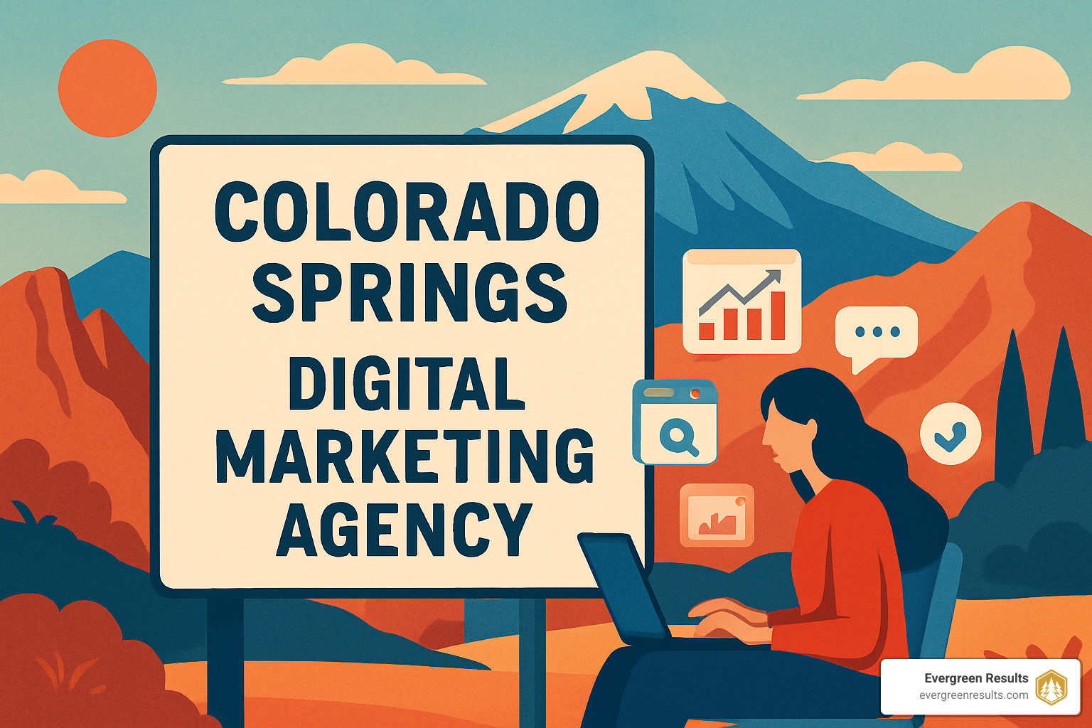 Happy Colorado Springs business owner celebrating increased online leads and sales growth from effective digital marketing campaigns - colorado springs digital marketing agency