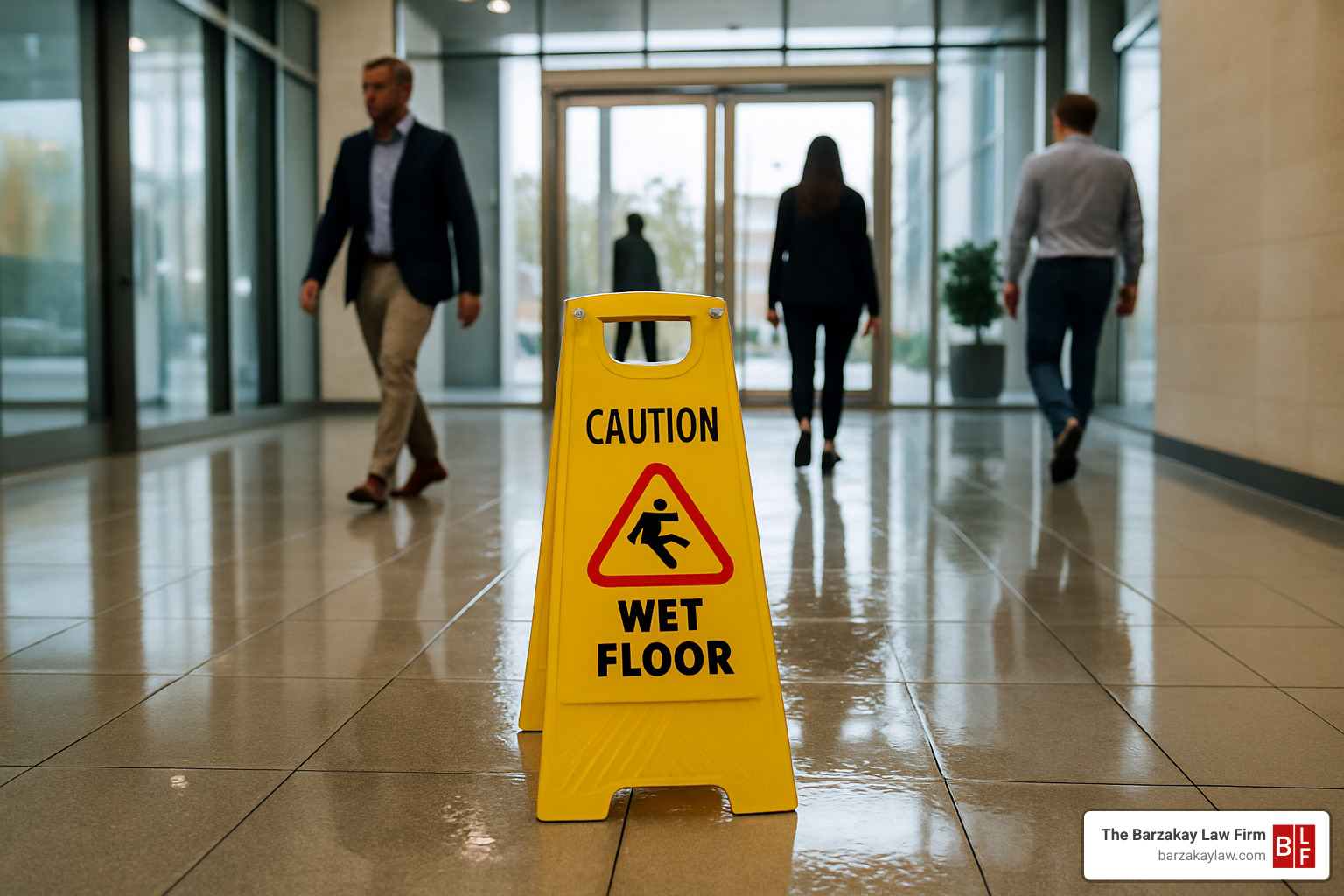 slip and fall hazard in commercial building - Boca Raton personal injury lawyer