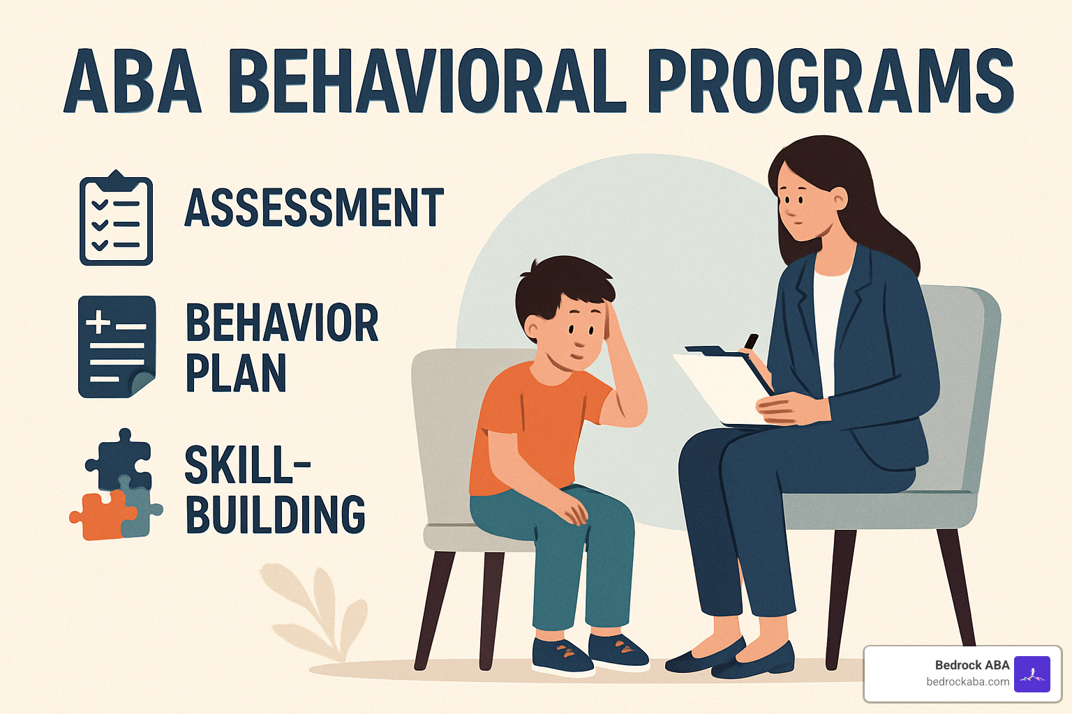 Qualified ABA therapist working one-on-one with child using positive reinforcement techniques - aba behavioral programs