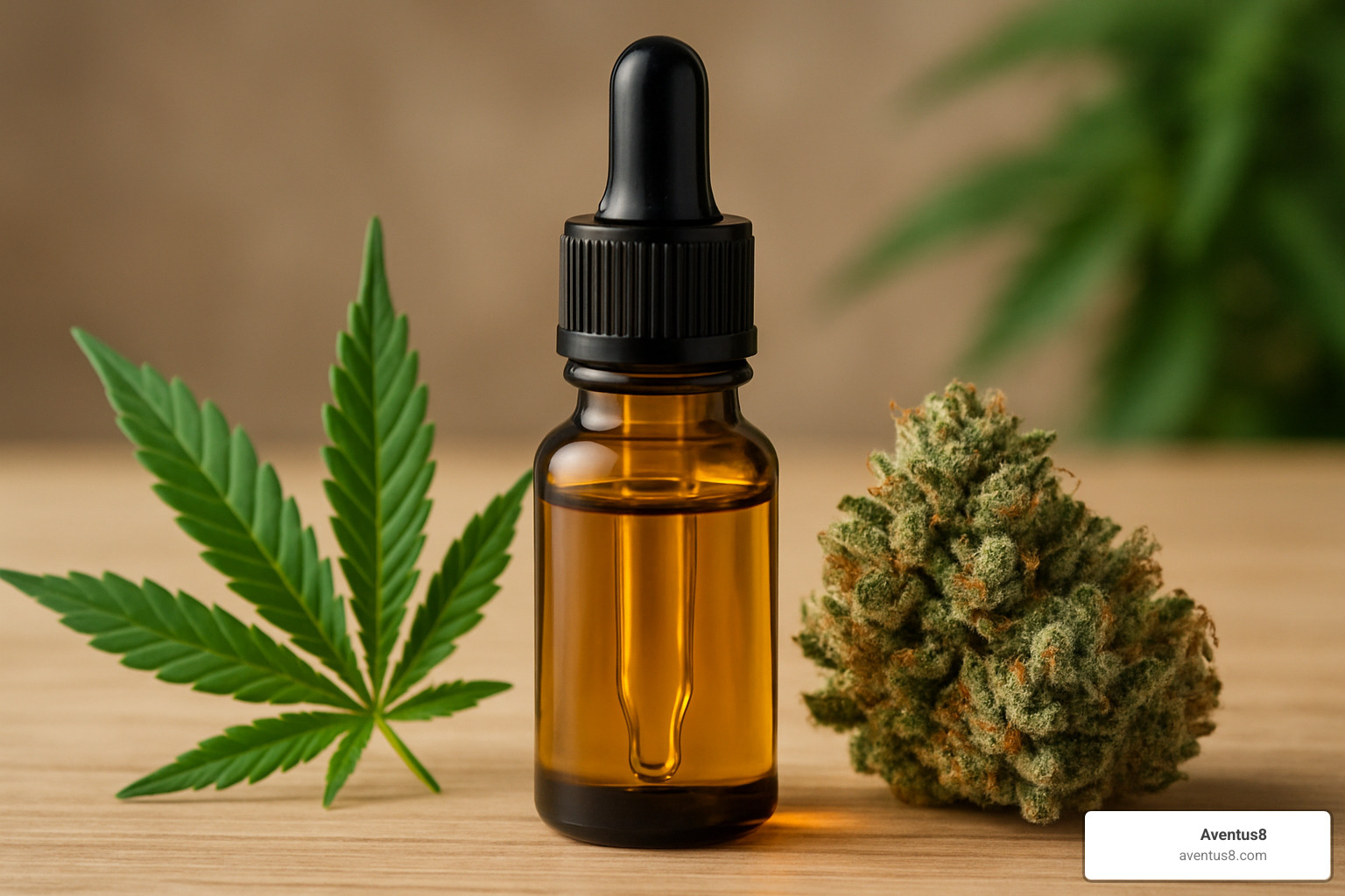 Collection of premium cannabis oil tinctures arranged by type - High-quality cannabis oils