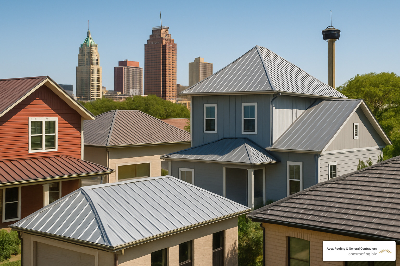 different metal roofing styles in San Antonio - metal roofers san antonio texas
