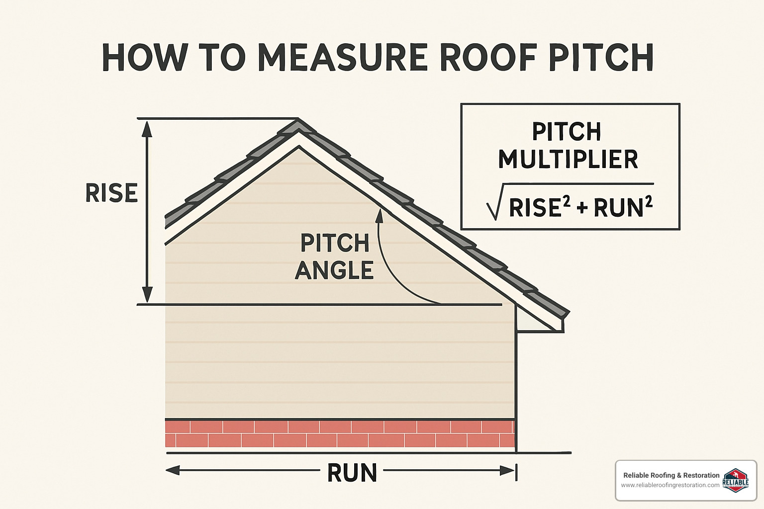 How Much Does It Really Cost to Replace Asphalt Roof Shingles? 2 roof pitch measurement diagram - roof shingle replacement estimate