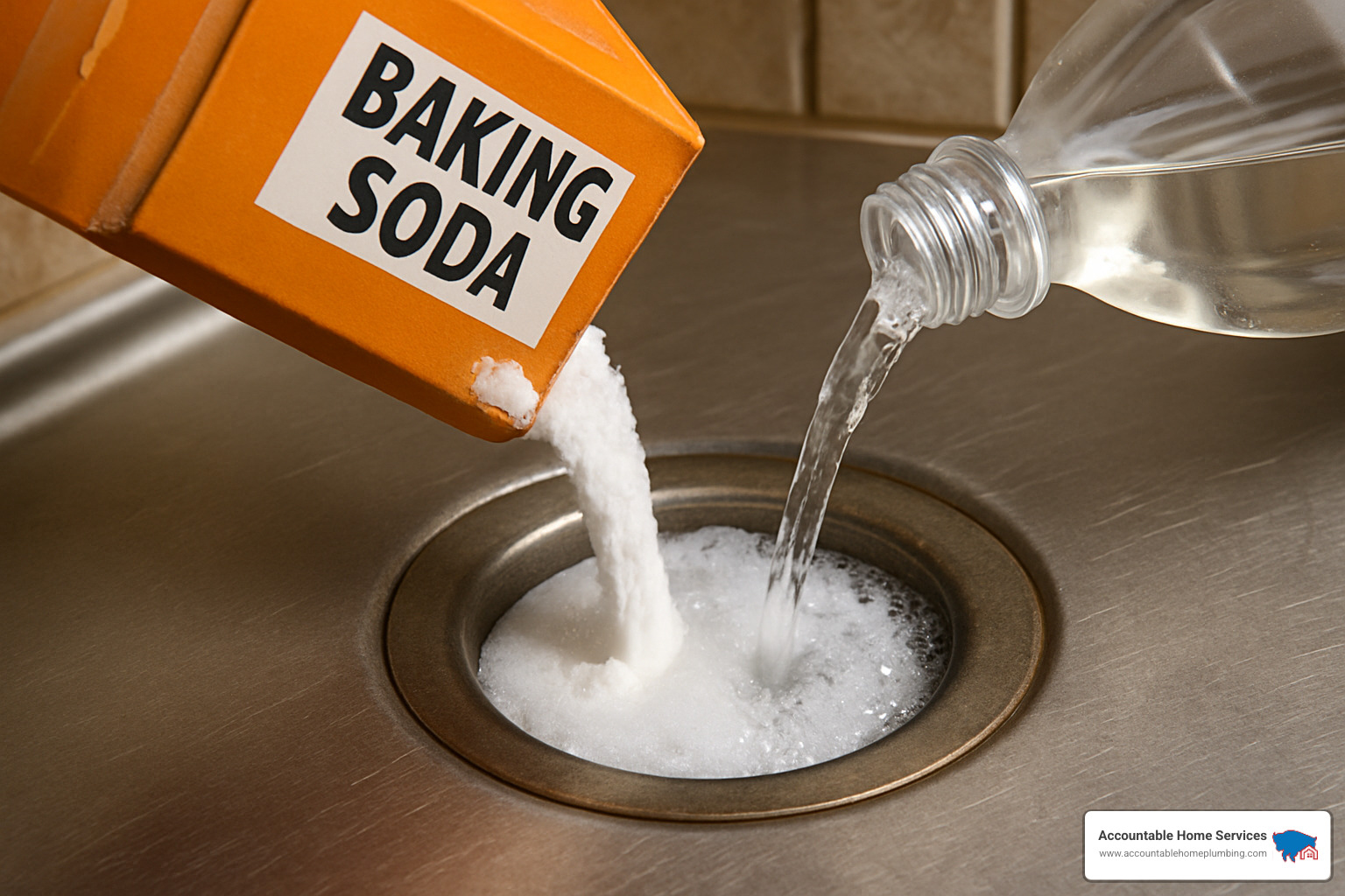 baking soda and vinegar reaction - best drain cleaning solution