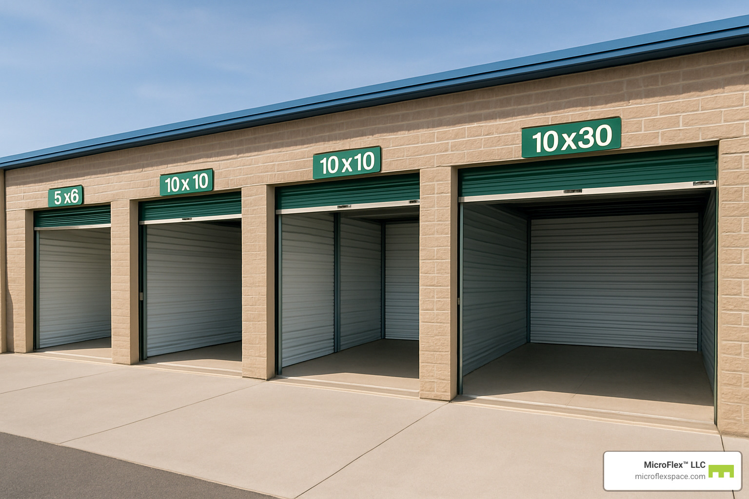 Various sizes of storage units available in Irondale - storage units irondale
