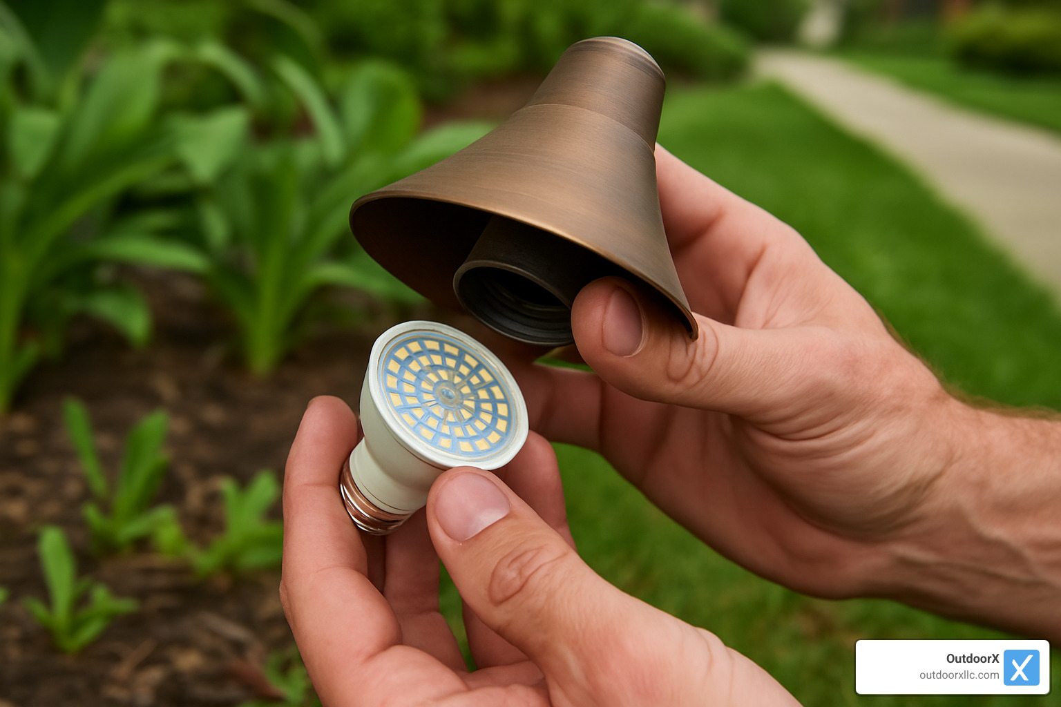 LED retrofit process for landscape lighting - landscape lighting newburyport ma