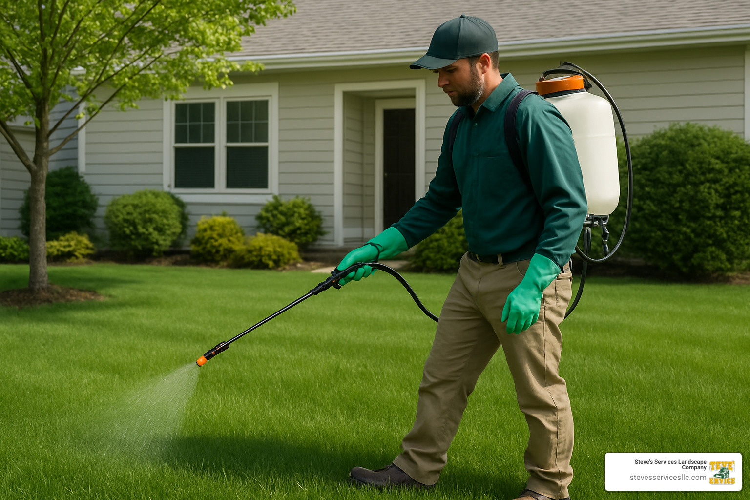 organic lawn treatment application - Everett lawn pest control