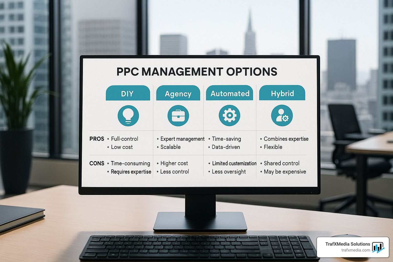 comparing different types of ppc management options - ppc services san francisco