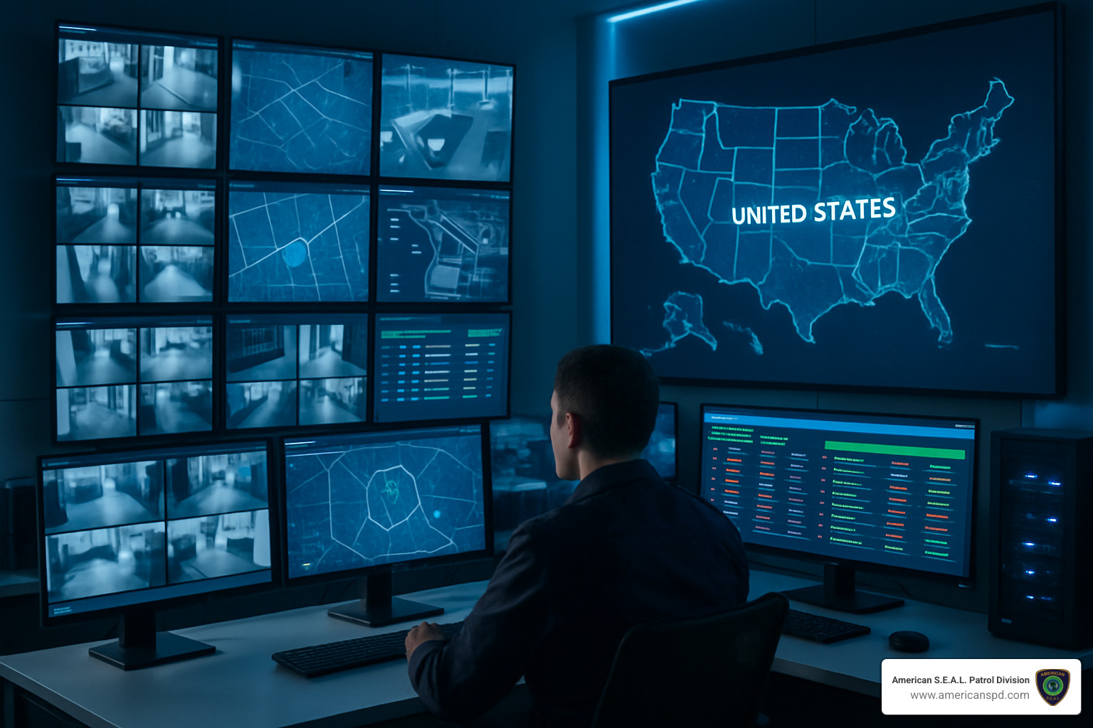 remote security operations center dashboard - Gate attendant services