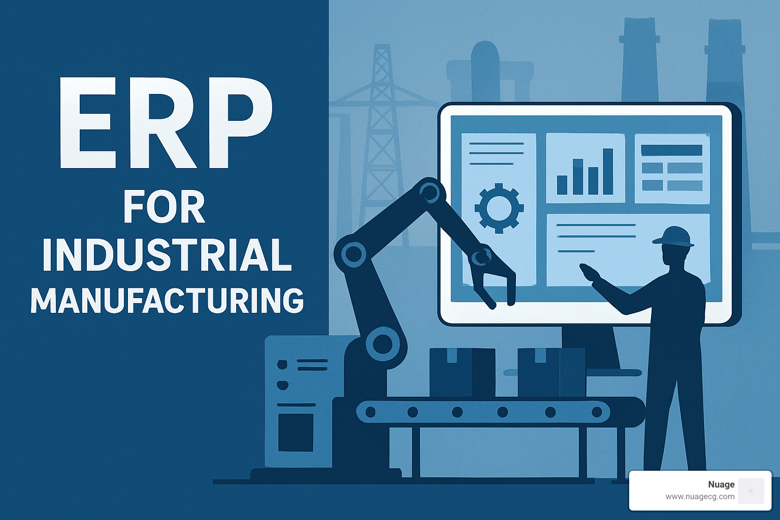 sensor-driven manufacturing dashboard showing real-time production metrics - erp for industrial manufacturing
