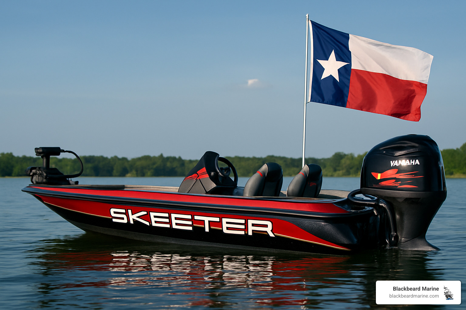 Cross-section of Skeeter hull design showing composite construction - Skeeter Bass Boats Texas