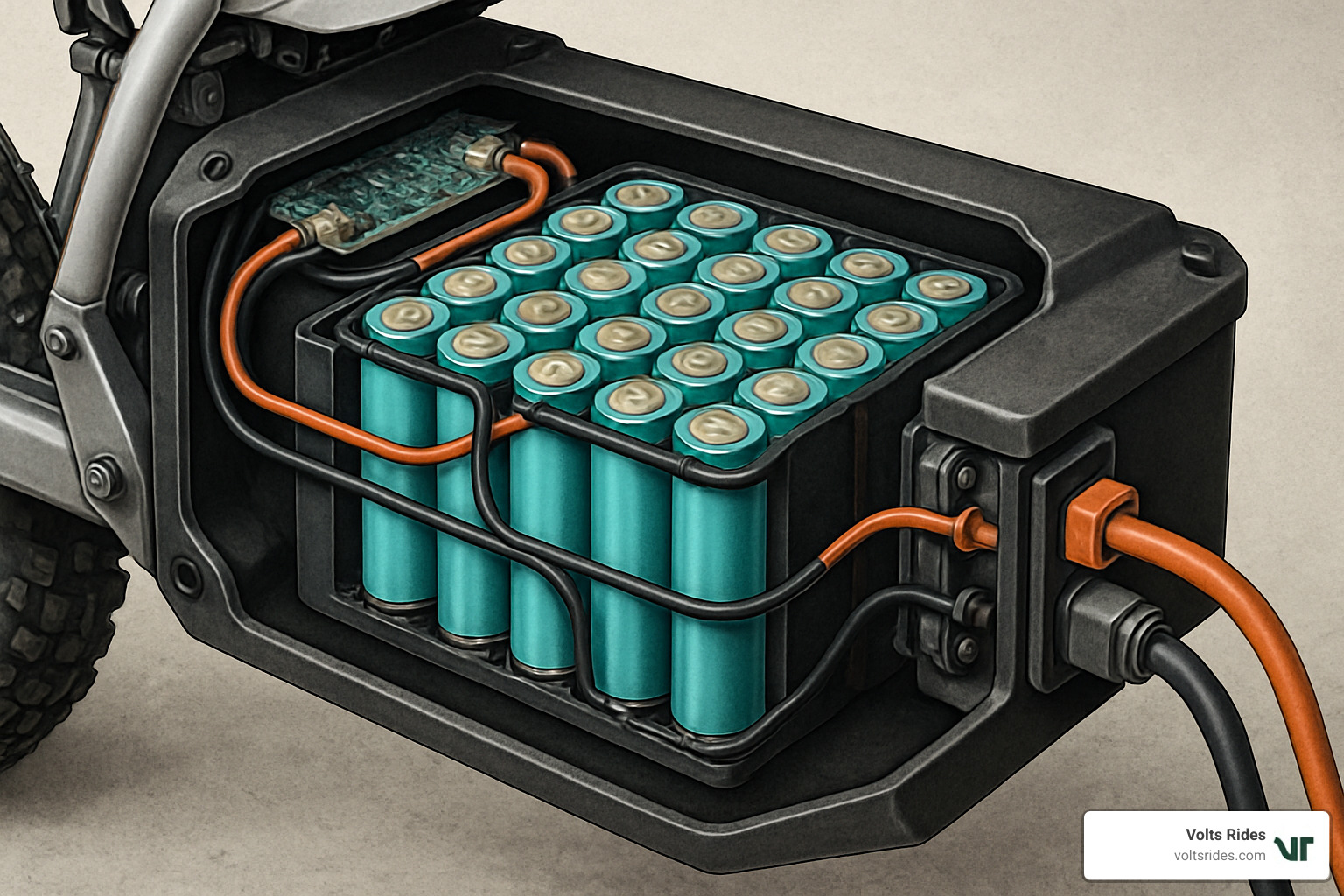 electric dirt bike battery pack cross-section - electric dirt bike