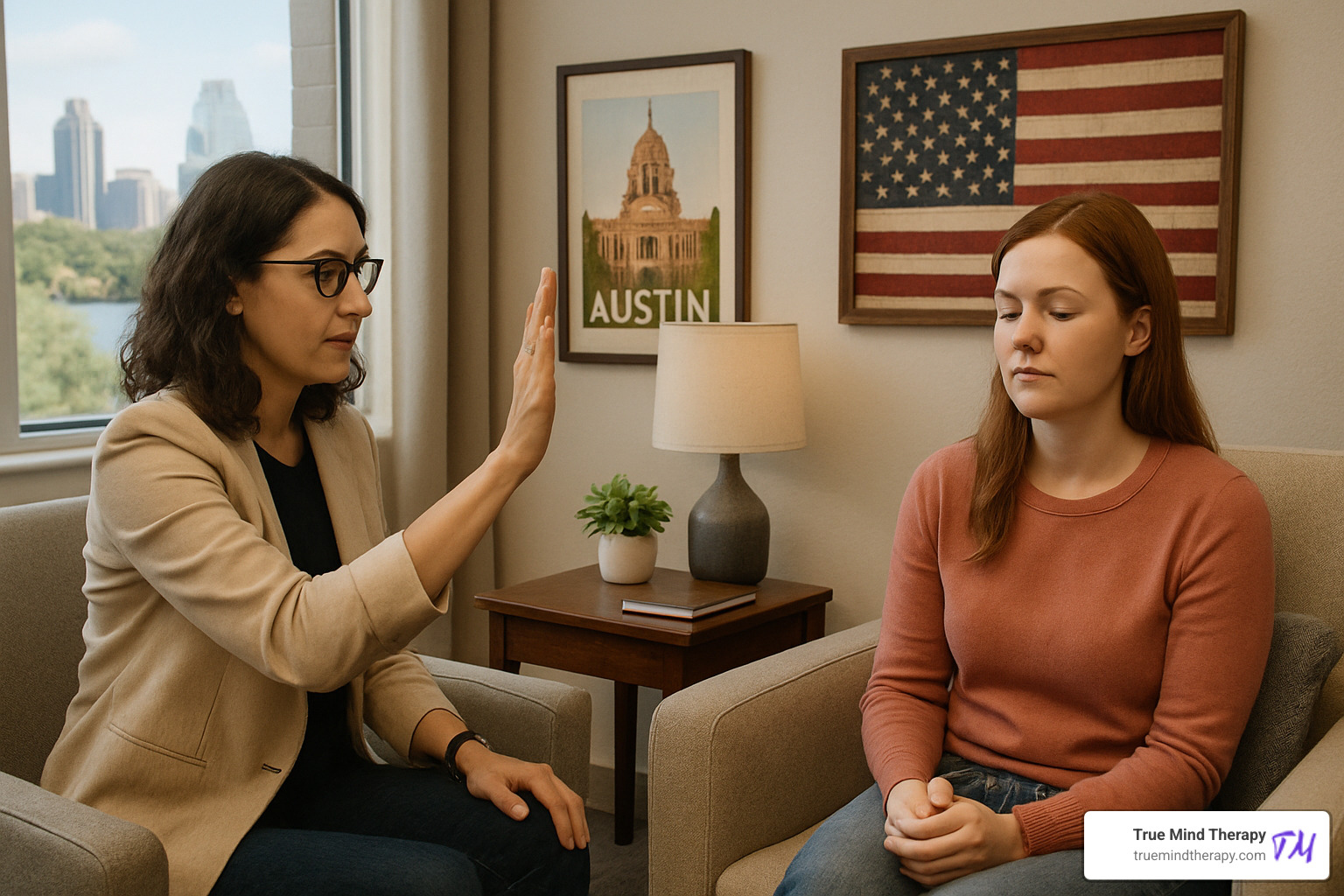 EMDR therapy session - anxiety treatment Austin EMDR therapy session - anxiety treatment Austin