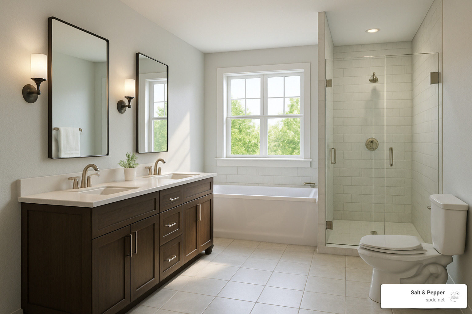 3D bathroom rendering - bathroom designers