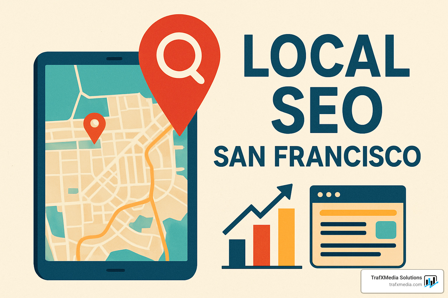 analytics dashboard showing local seo performance metrics - local seo san francisco