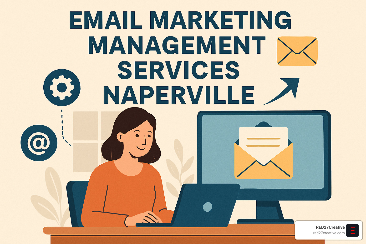 Naperville Email Marketing Management Services That Actually Deliver • email marketing management services naperville • RED27Creative Email marketing automation workflow dashboard showing campaign sequences - email marketing management services naperville