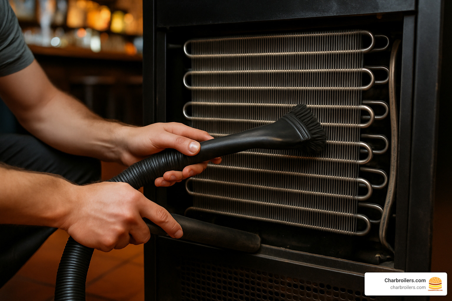 cleaning refrigeration coils - back bar coolers