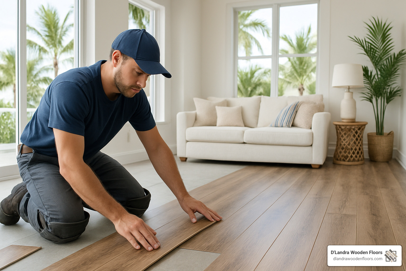 vinyl flooring installation in South Florida home - best vinyl flooring brands