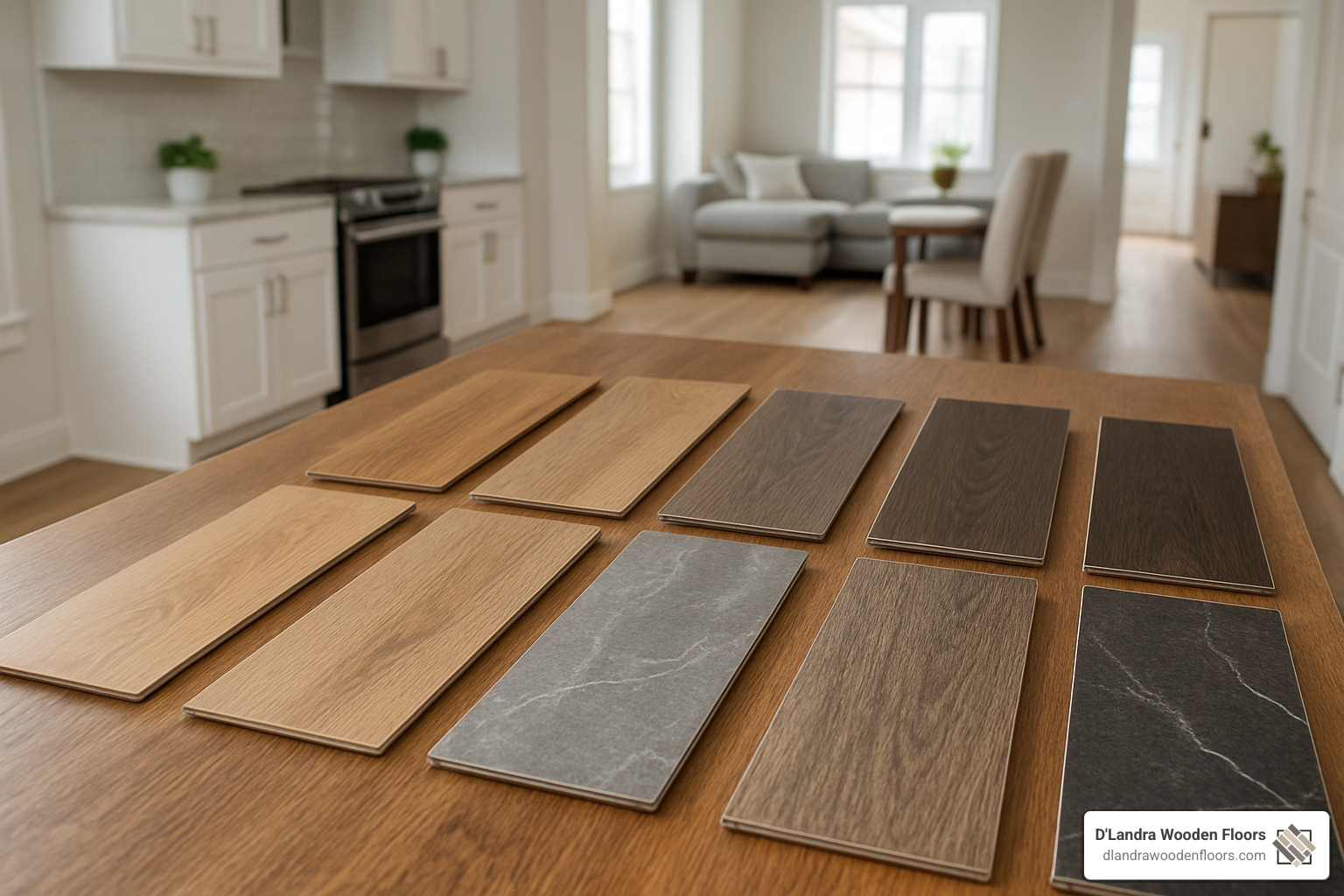 selection of premium vinyl planks - best vinyl flooring brands