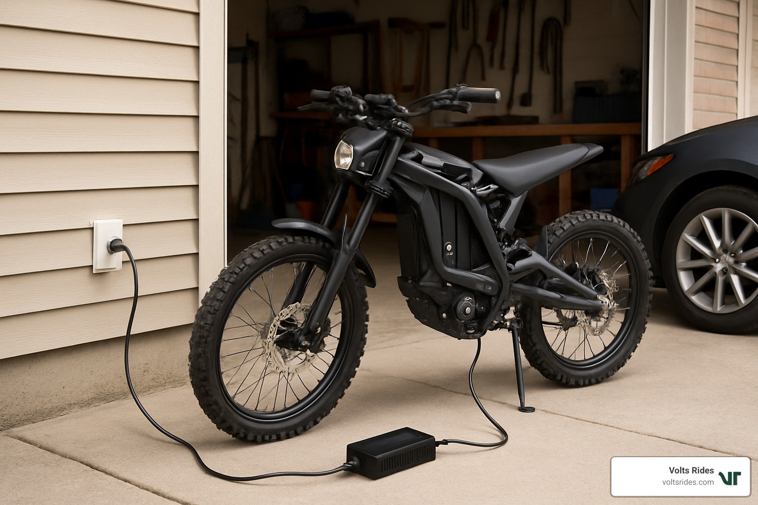 home charging setup for Surron electric bike - surron electric bike
