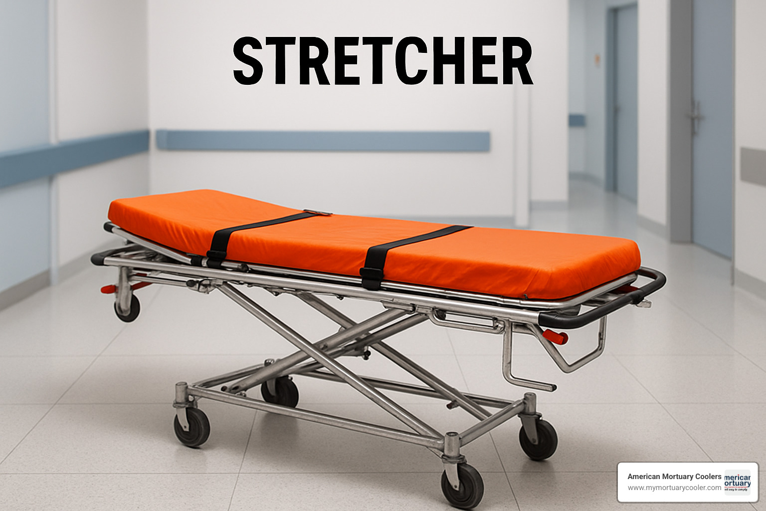 Healthcare administrator reviewing stretcher quote - stretcher