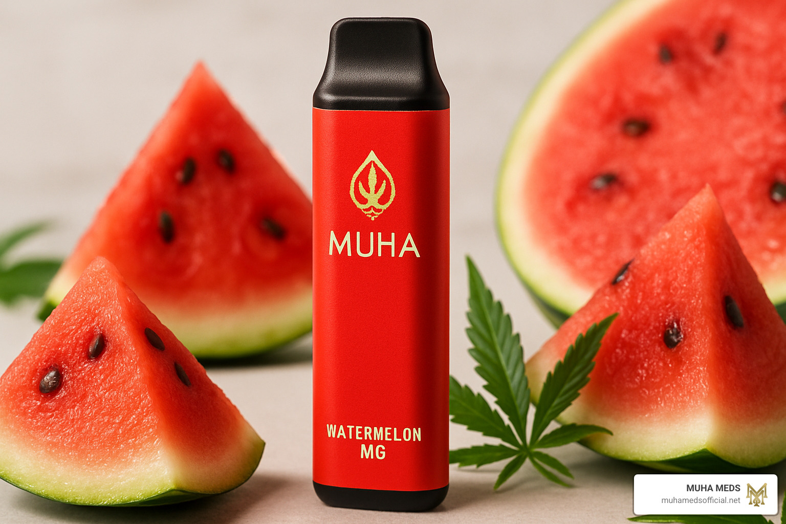 watermelon og flavor profile - muha disposable