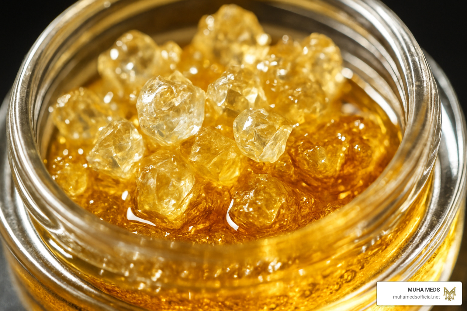 shimmering cannabis concentrate - muha disposable