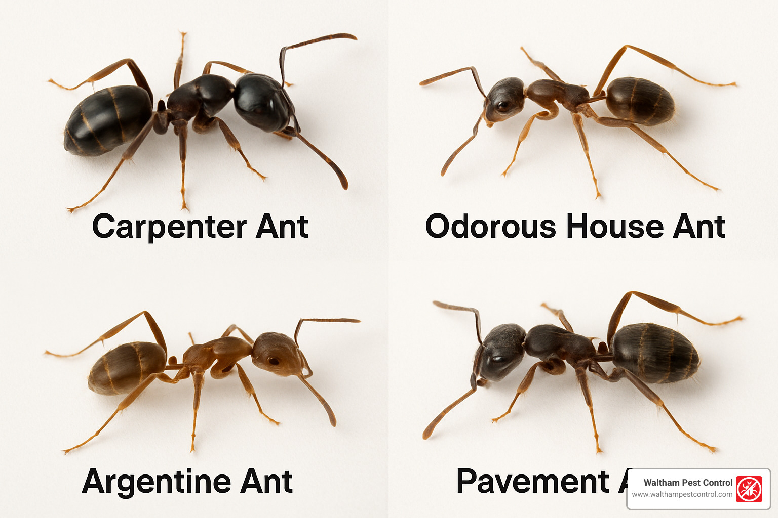 Different types of common household ants - House Ants Exterminator