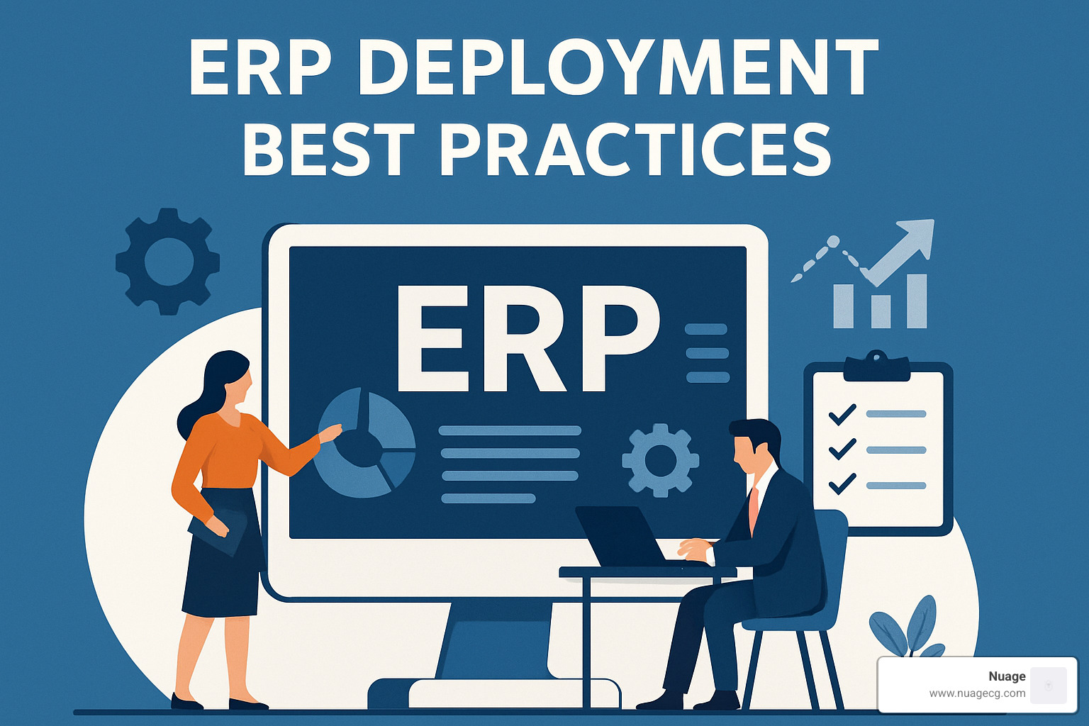 Phased ERP deployment roadmap showing key activities and milestones - ERP deployment best practices