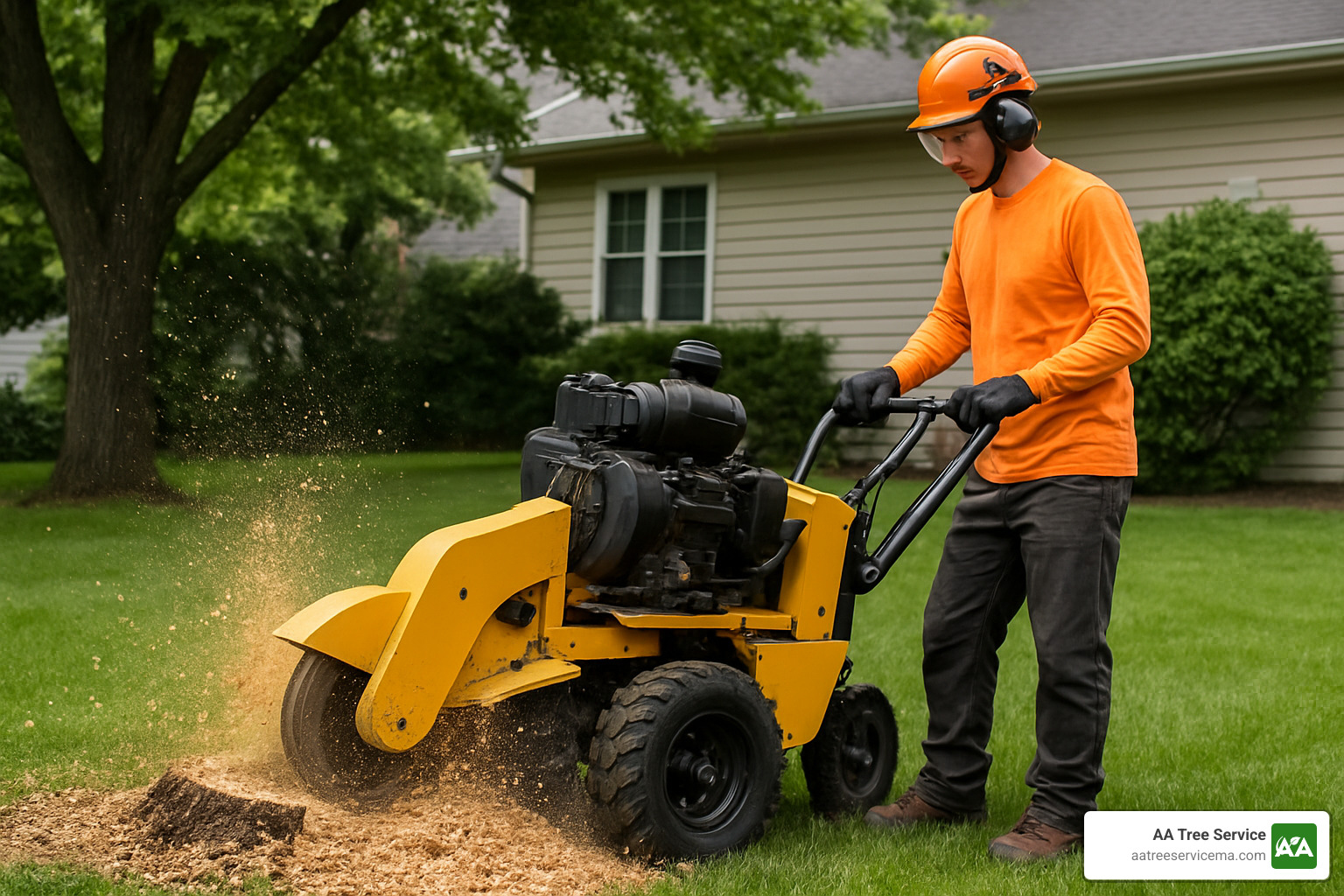 professional stump grinding equipment - natural stump dissolver