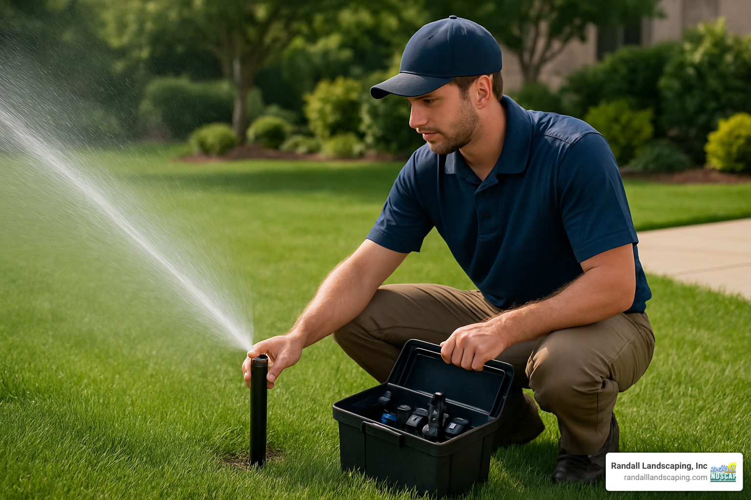 Smart controller app interface for sprinkler system - professional sprinkler system