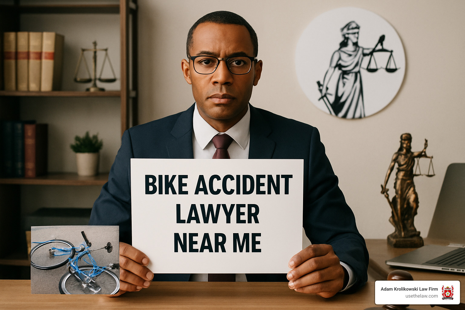 laptop searching for bike accident lawyer near me - bike accident lawyer near me